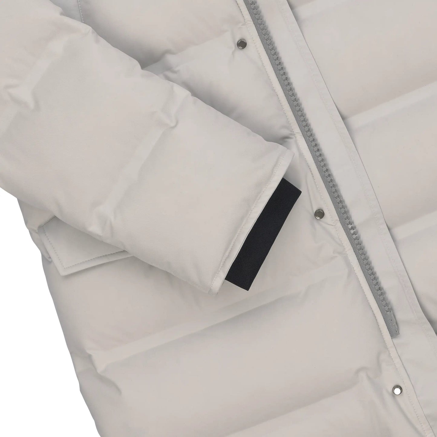 Kired Winter Hooded Parka in Off White - SARTALE