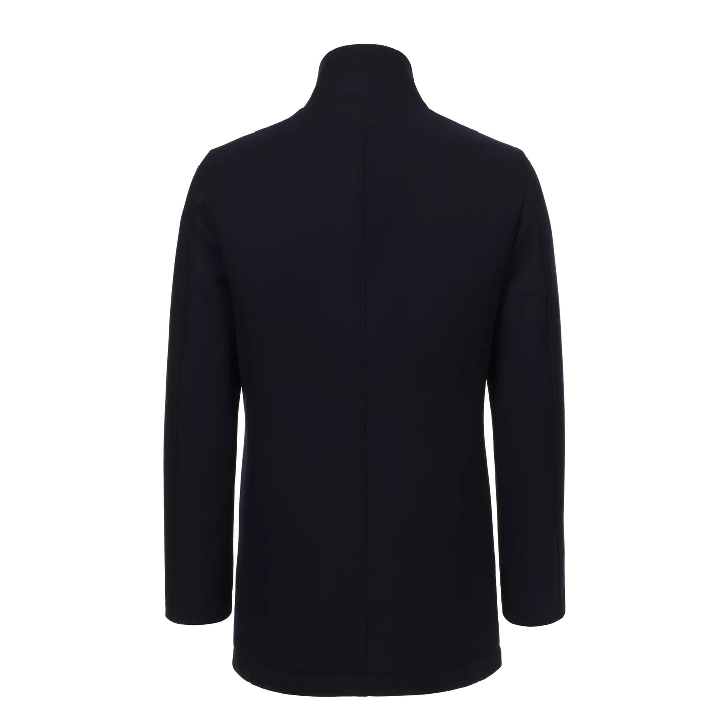 Kired Wool - Blend Coat in Dark Blue - SARTALE