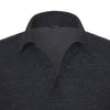 Kiton Cashmere - Blend Long Sleeve Polo Shirt in Diamond Blue - SARTALE