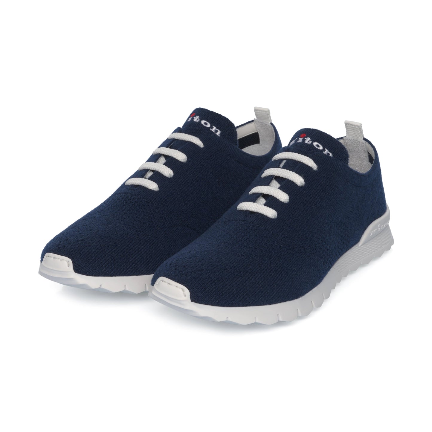 Kiton Cashmere Sneakers in Dark Blue - SARTALE