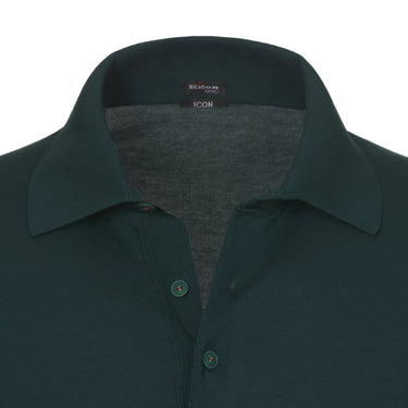 Kiton Cotton Polo Shirt in Forest Green - SARTALE
