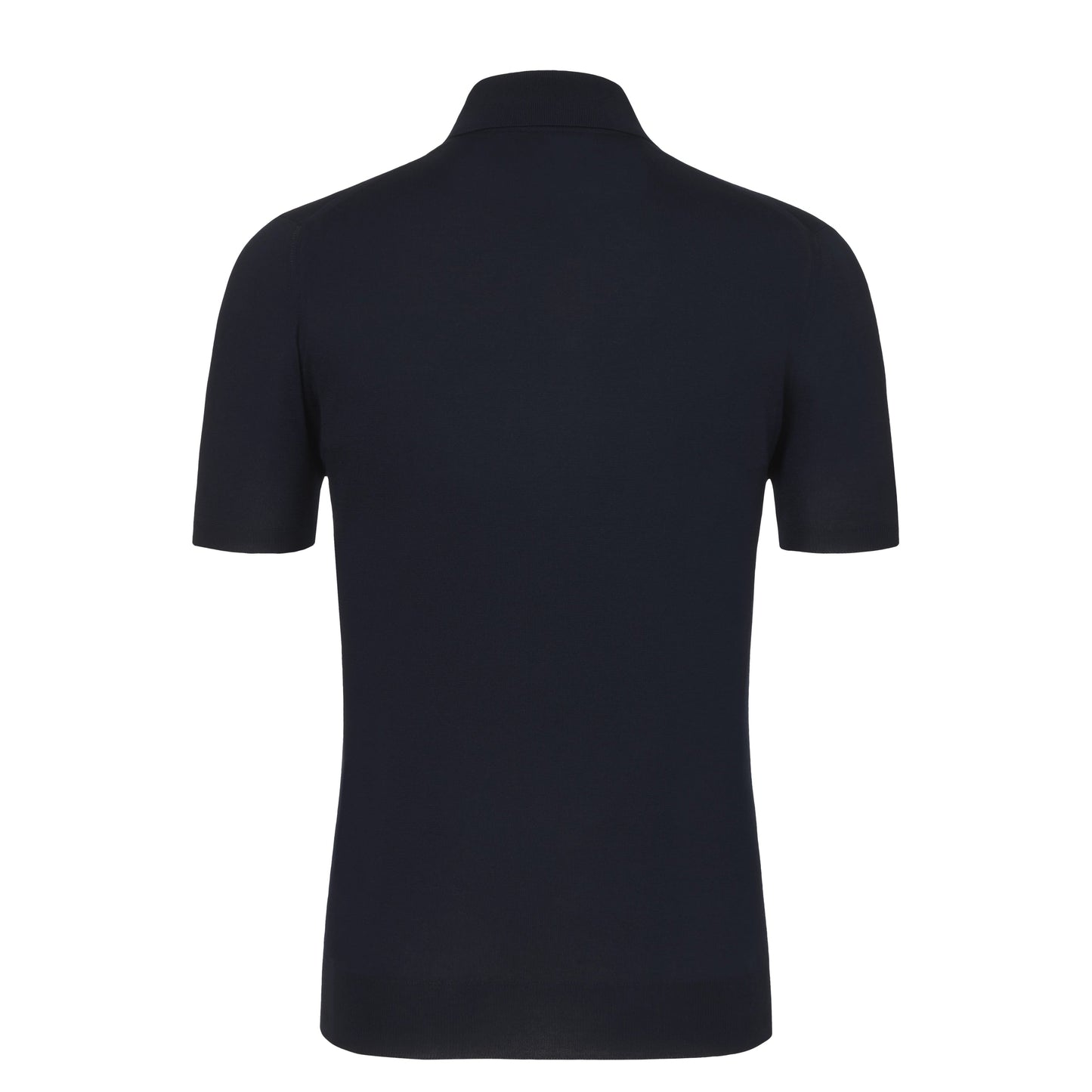 Kiton Cotton Polo Shirt in Midnight Blue - SARTALE