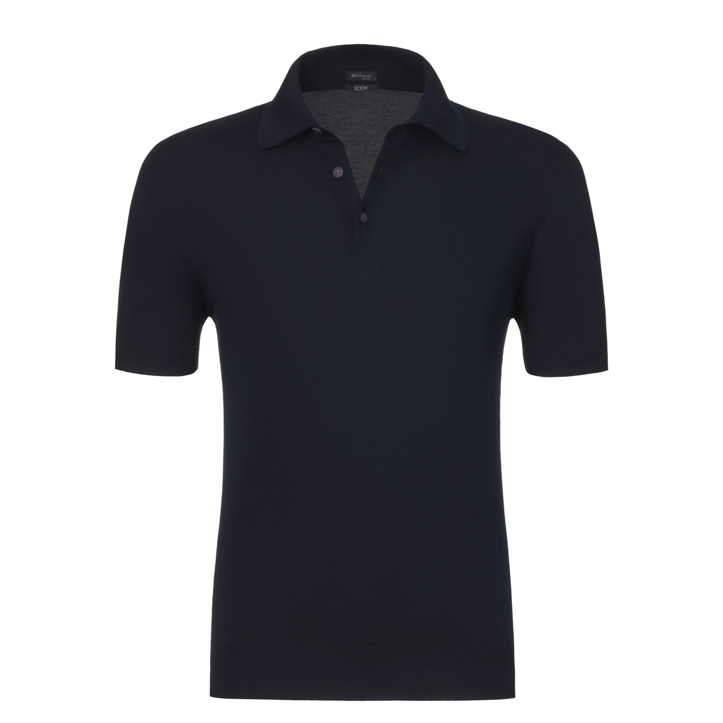 Kiton Cotton Polo Shirt in Midnight Blue - SARTALE