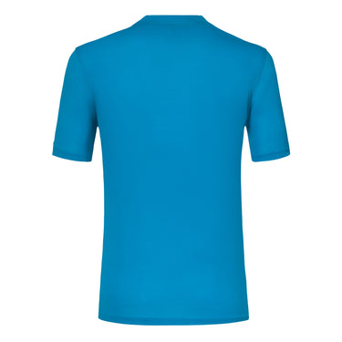 Kiton Cotton T - Shirt in Bright Blue - SARTALE