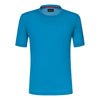 Kiton Cotton T - Shirt in Bright Blue - SARTALE