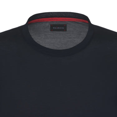 Kiton Cotton T - Shirt in Navy Blue - SARTALE