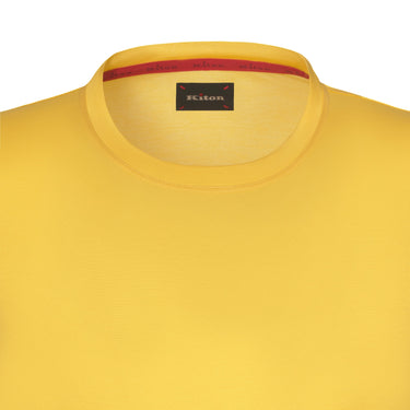 Kiton Cotton T - Shirt in Yellow - SARTALE