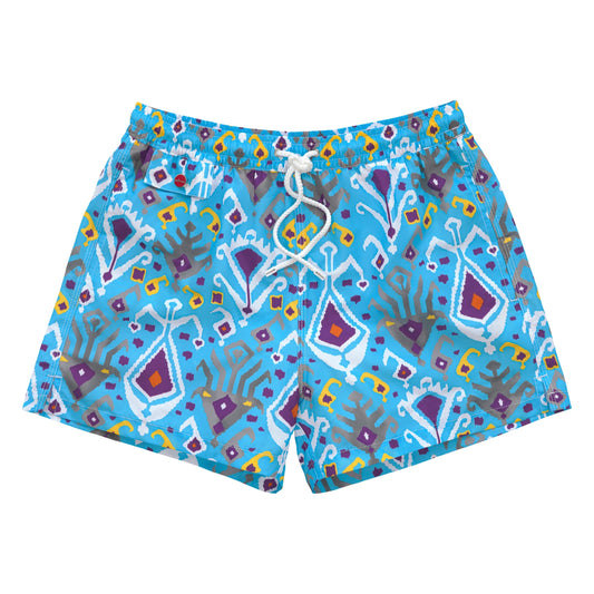 Kiton Multicolor Swim Shorts in Blue - SARTALE