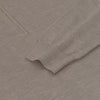 Kiton Silk and Cashmere - Blend Half - Zip in Grain Brown - SARTALE
