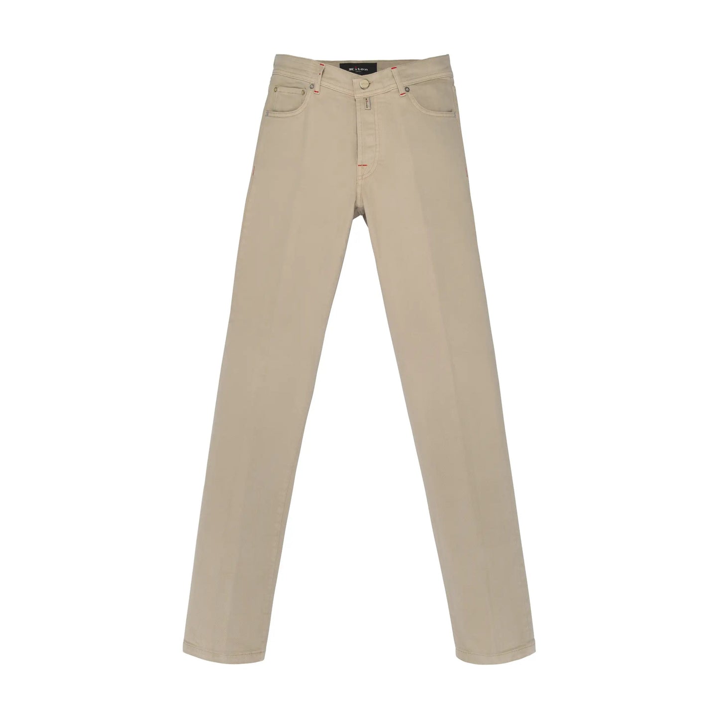 Kiton Slim - Fit Five - Pocket Jeans in Beige - SARTALE