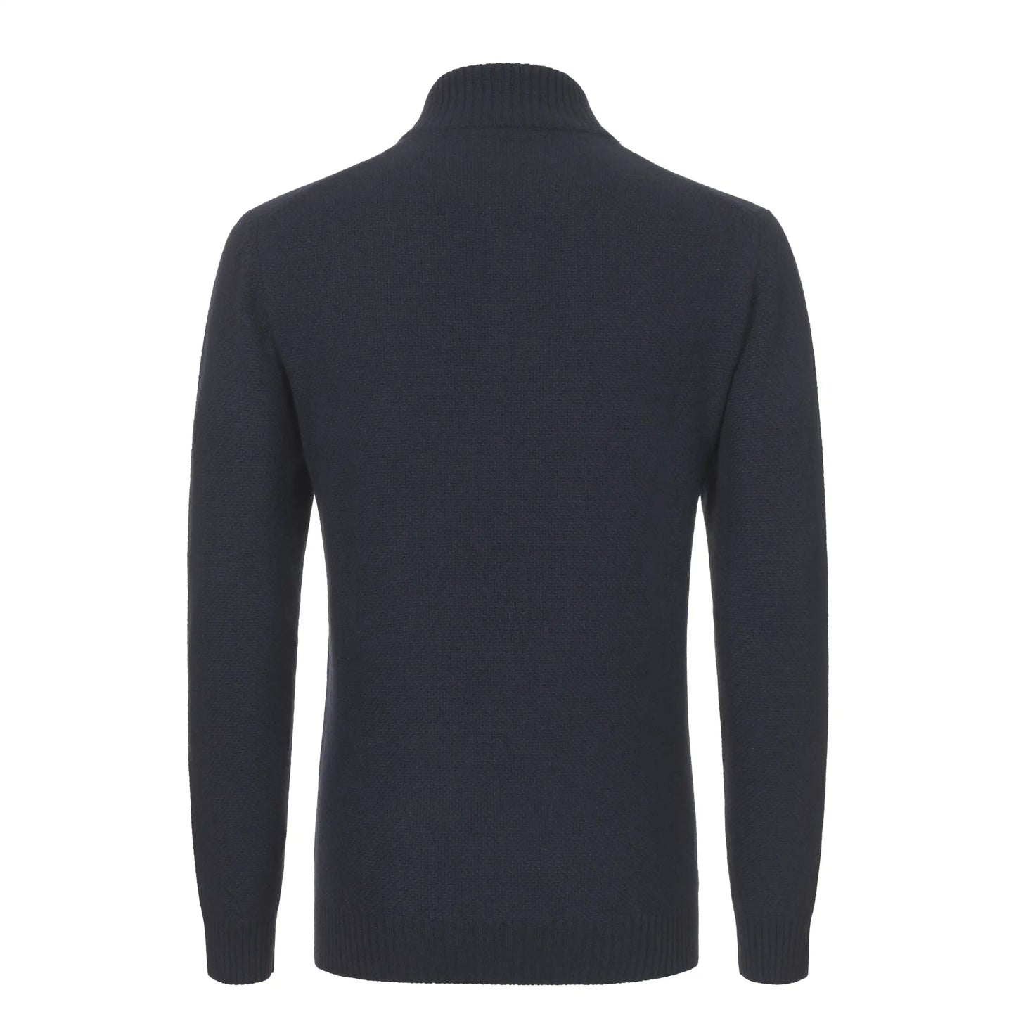 Loro Piana Knitted Cashmere Sweater in Dark Blue - SARTALE