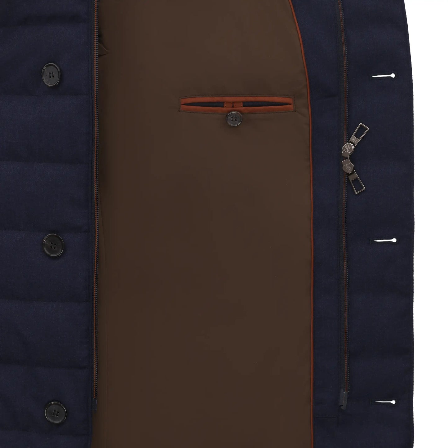 Loro Piana Quilted Roadster Jacket in Indigo Blue - SARTALE