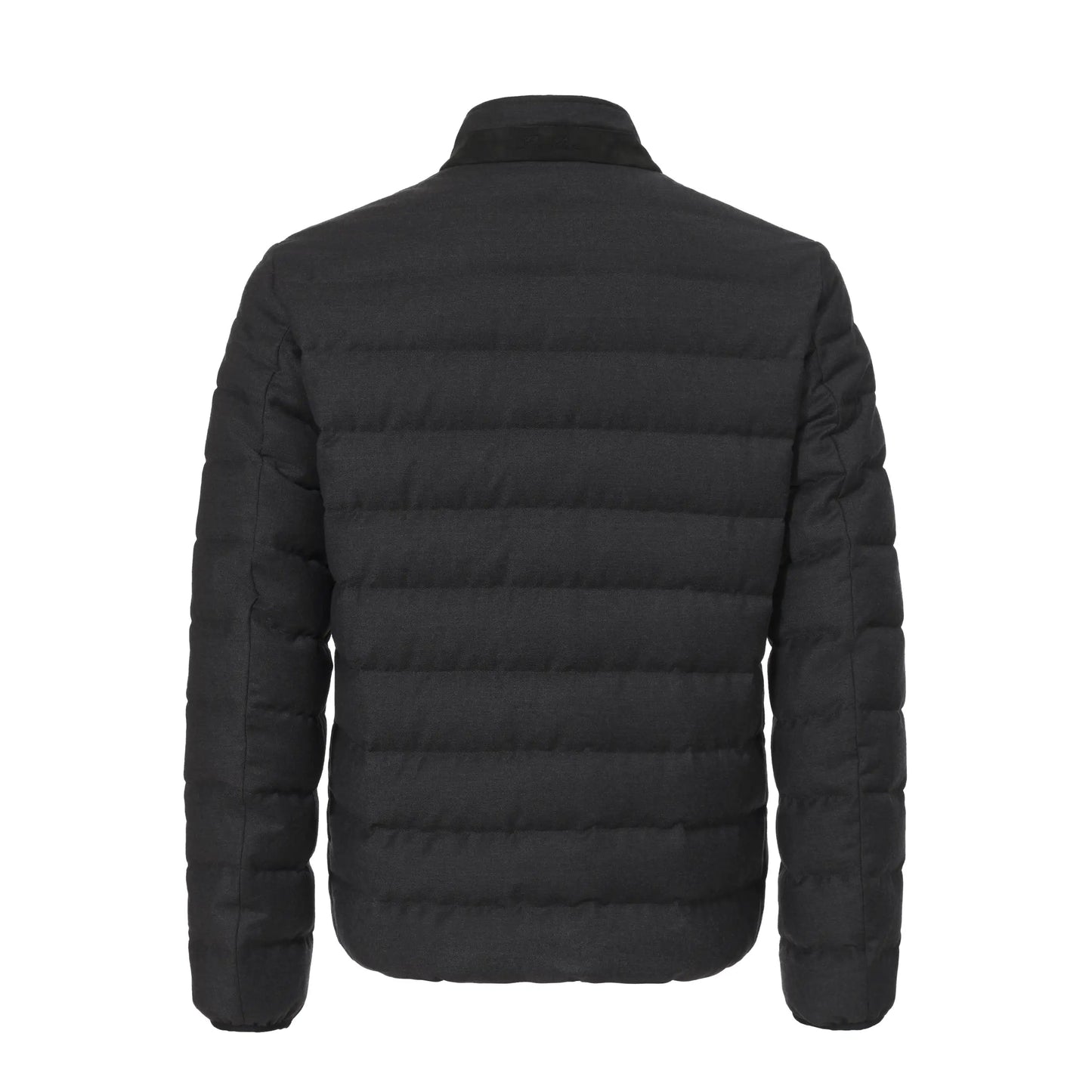 Loro Piana Quilted Wool - Blend Gateway Bomber in Grey - SARTALE