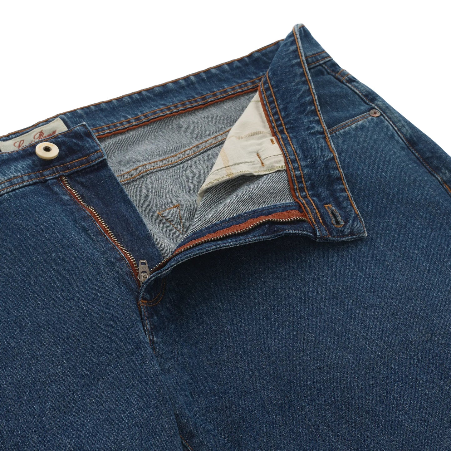 Loro Piana Regular - Fit Cotton Jeans in Blue - SARTALE