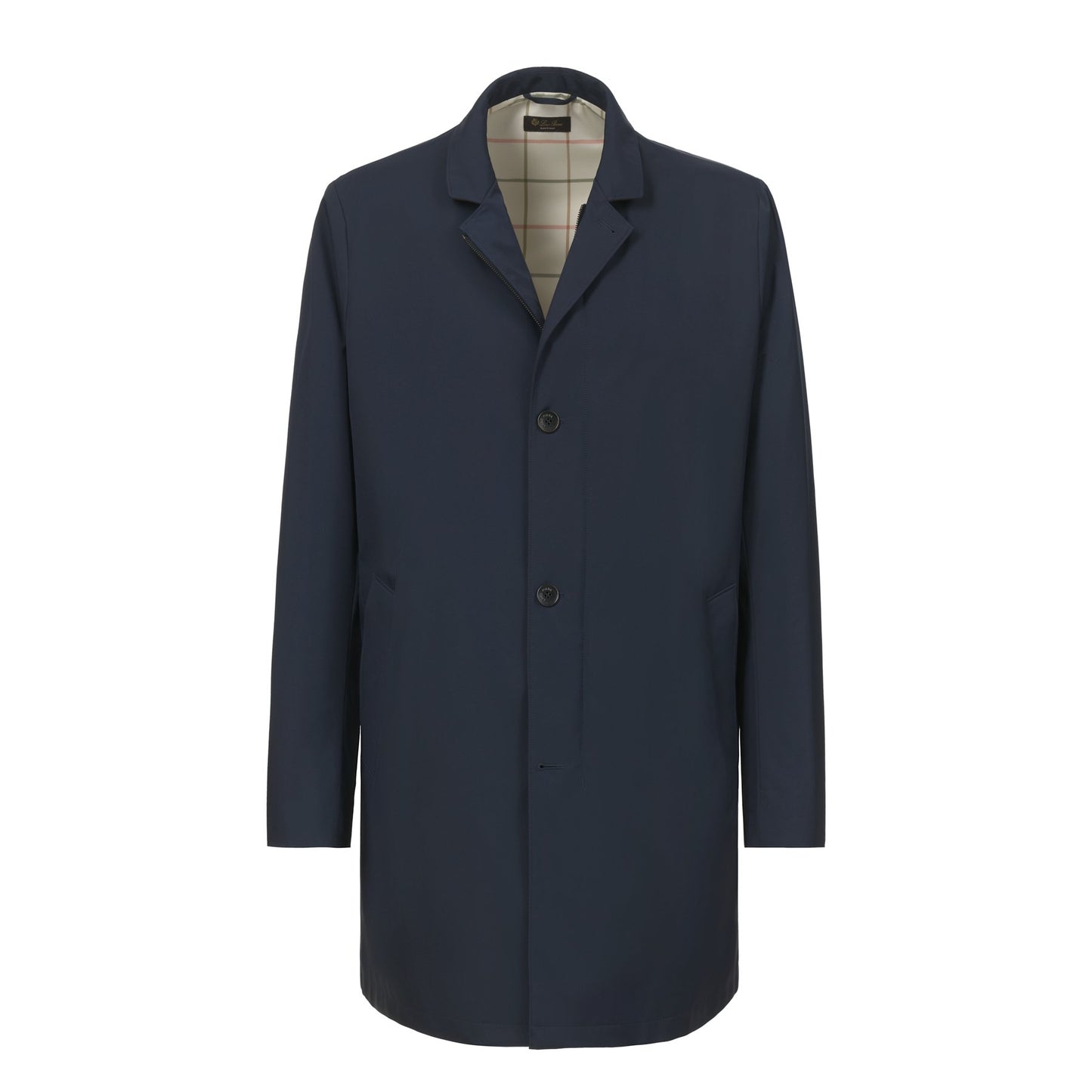 Loro Piana Sebring Storm System Coat in Dark Blue - SARTALE