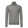 Loro Piana Turtleneck Cashmere and Silk - Blend Sweater in Grey - SARTALE