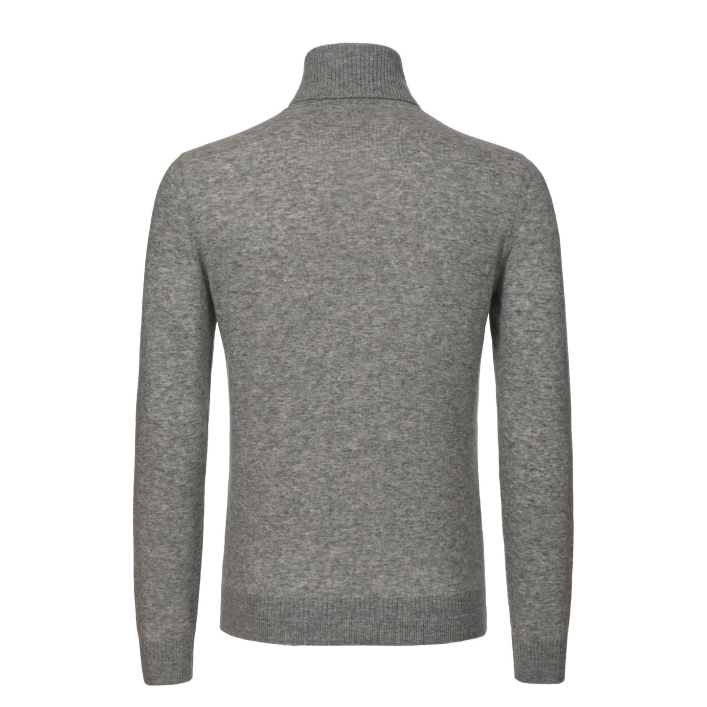 Loro Piana Turtleneck Cashmere and Silk - Blend Sweater in Grey - SARTALE