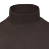 Loro Piana Turtleneck Cashmere Sweater in Brown - SARTALE