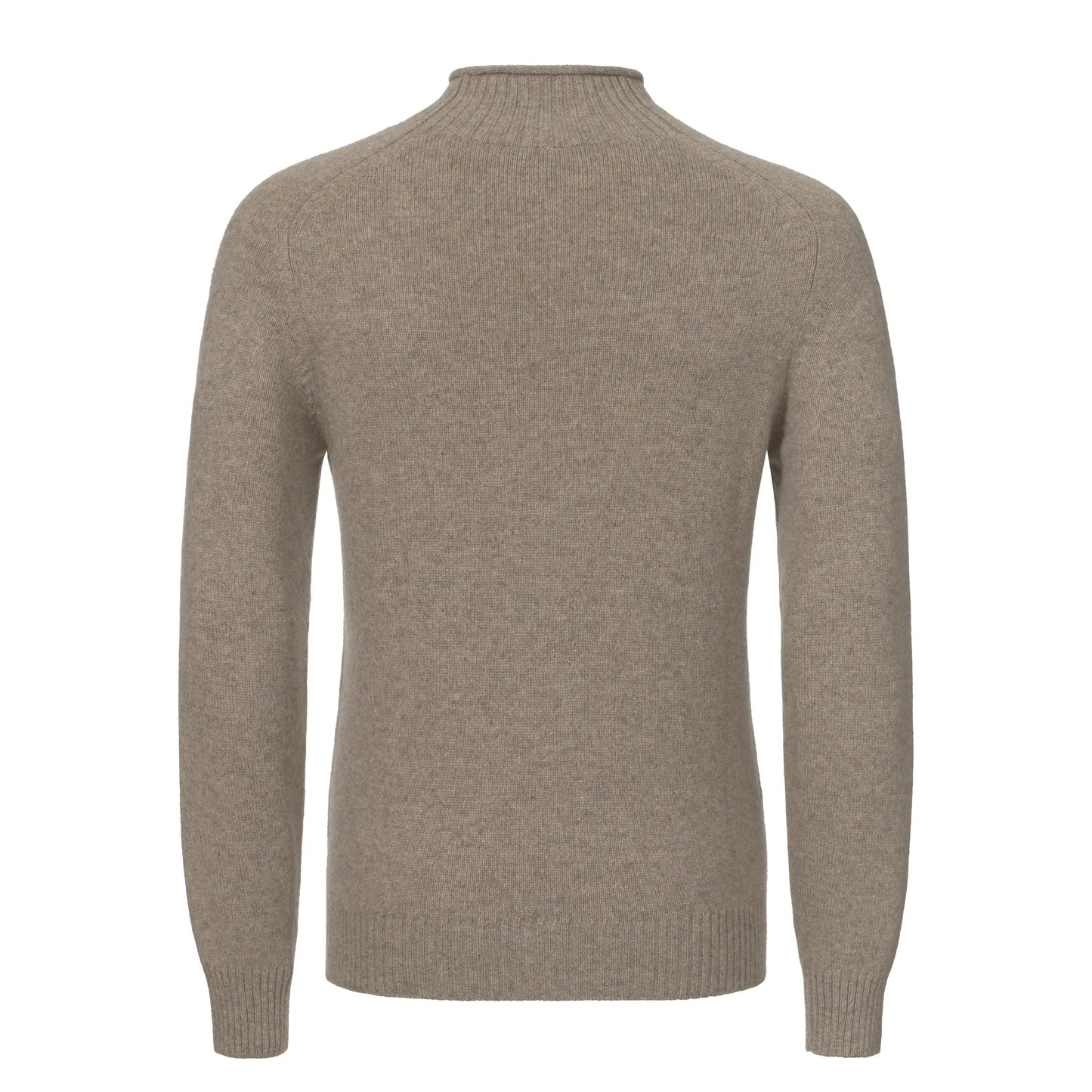 Loro Piana Turtleneck Cashmere Sweater in Light Brown - SARTALE