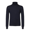 Loro Piana Turtleneck Cashmere Sweater in Navy Blue - SARTALE