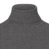 Loro Piana Turtleneck Ribbed Cashmere Sweater in Grey - SARTALE