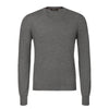 Loro Piana V - Neck Cashmere Sweater in Grey - SARTALE