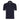 Luciano Barbera Wool Polo Shirt in Dark Blue with White - SARTALE