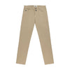 Luigi Borrelli Slim - Fit Stretch - Cotton Jeans in Beige - SARTALE