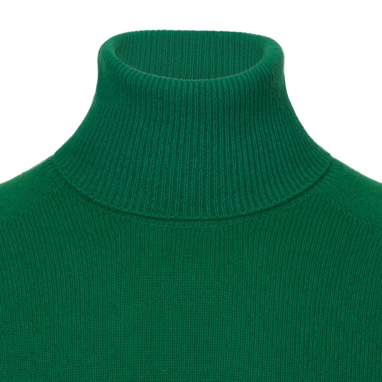 Malo Turtleneck Cashmere Forest Green Sweater - SARTALE