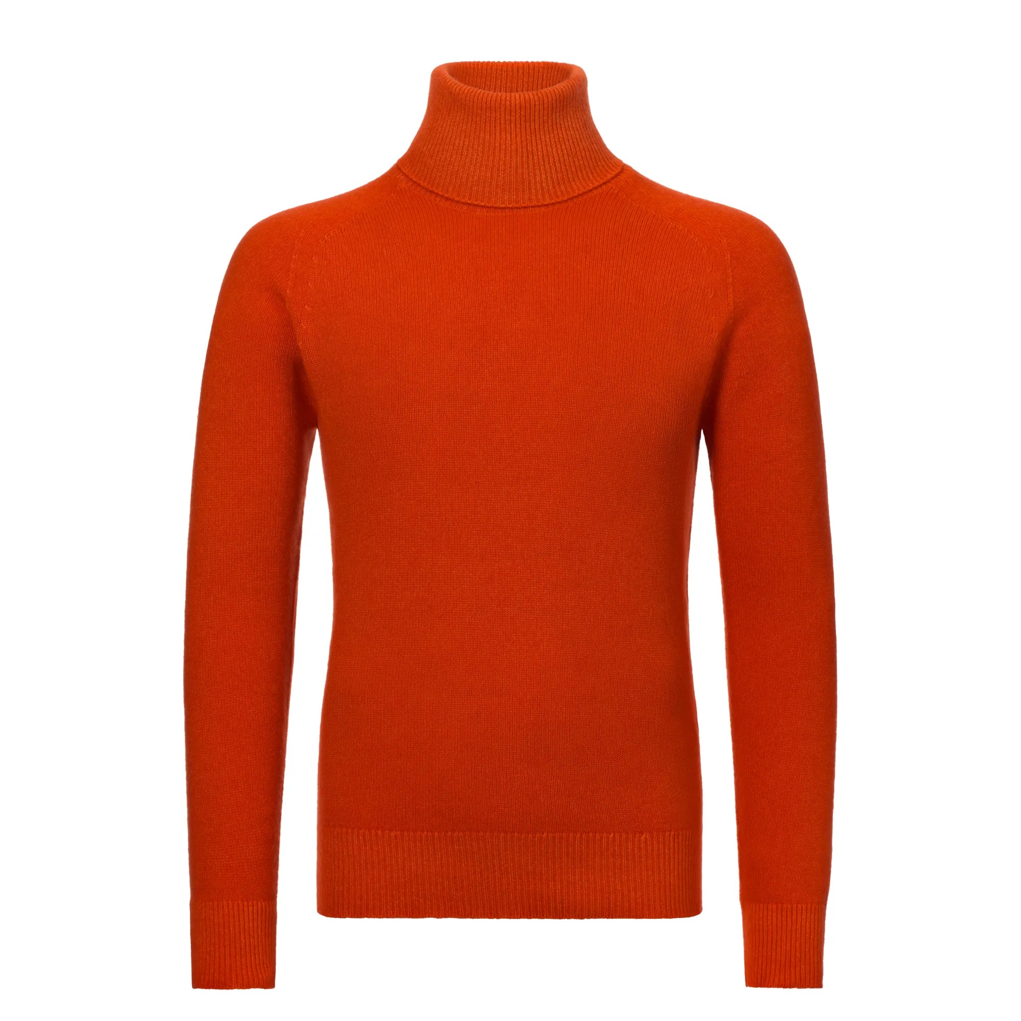 Orange cashmere turtleneck hot sale