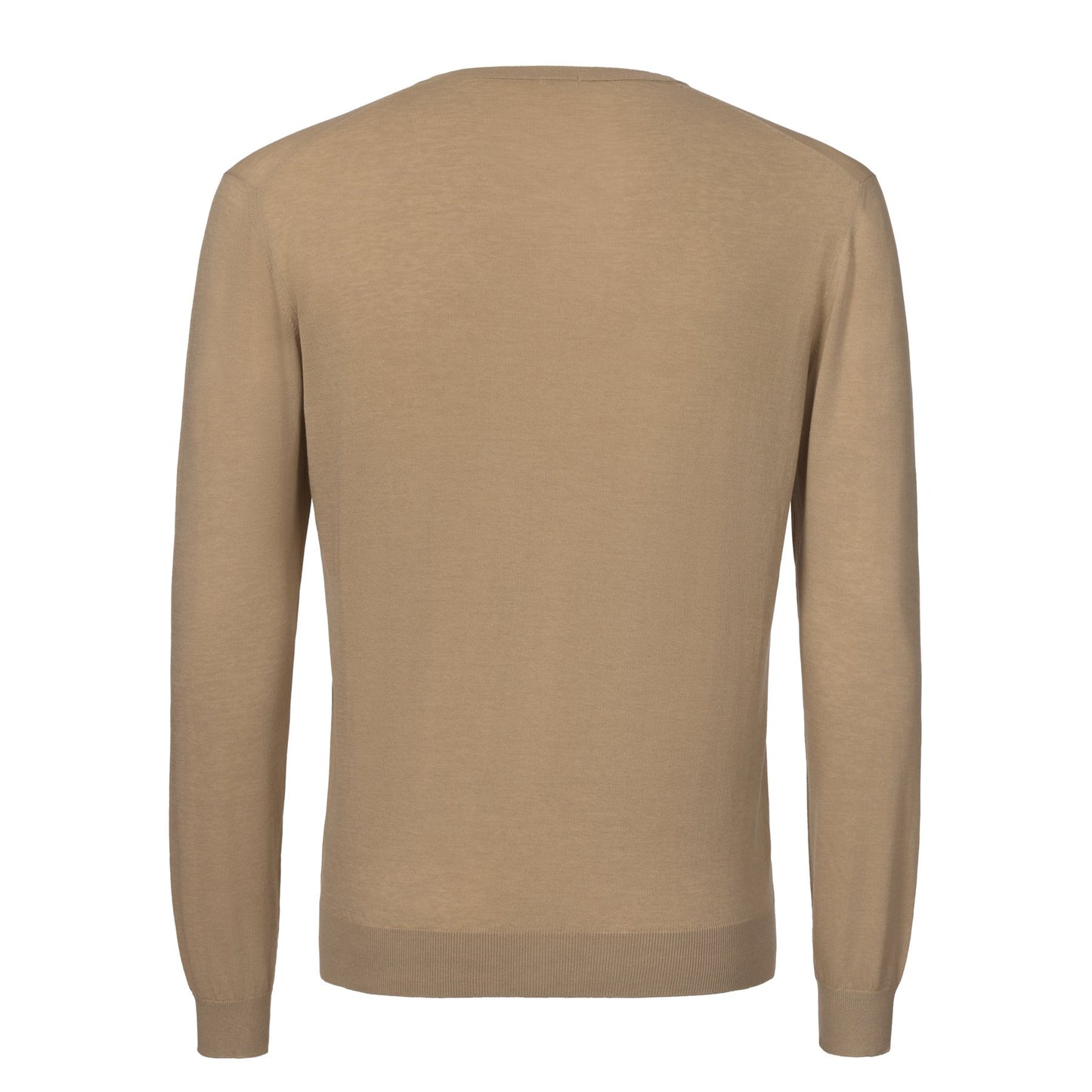 Malo V - Neck Long Sleeve in Beige - SARTALE