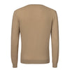 Malo V - Neck Long Sleeve in Beige - SARTALE