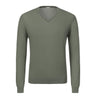 Malo V - Neck Long Sleeve in Green - SARTALE