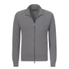 Mandelli Cashmere Zip - Up Sweater in Grey - SARTALE