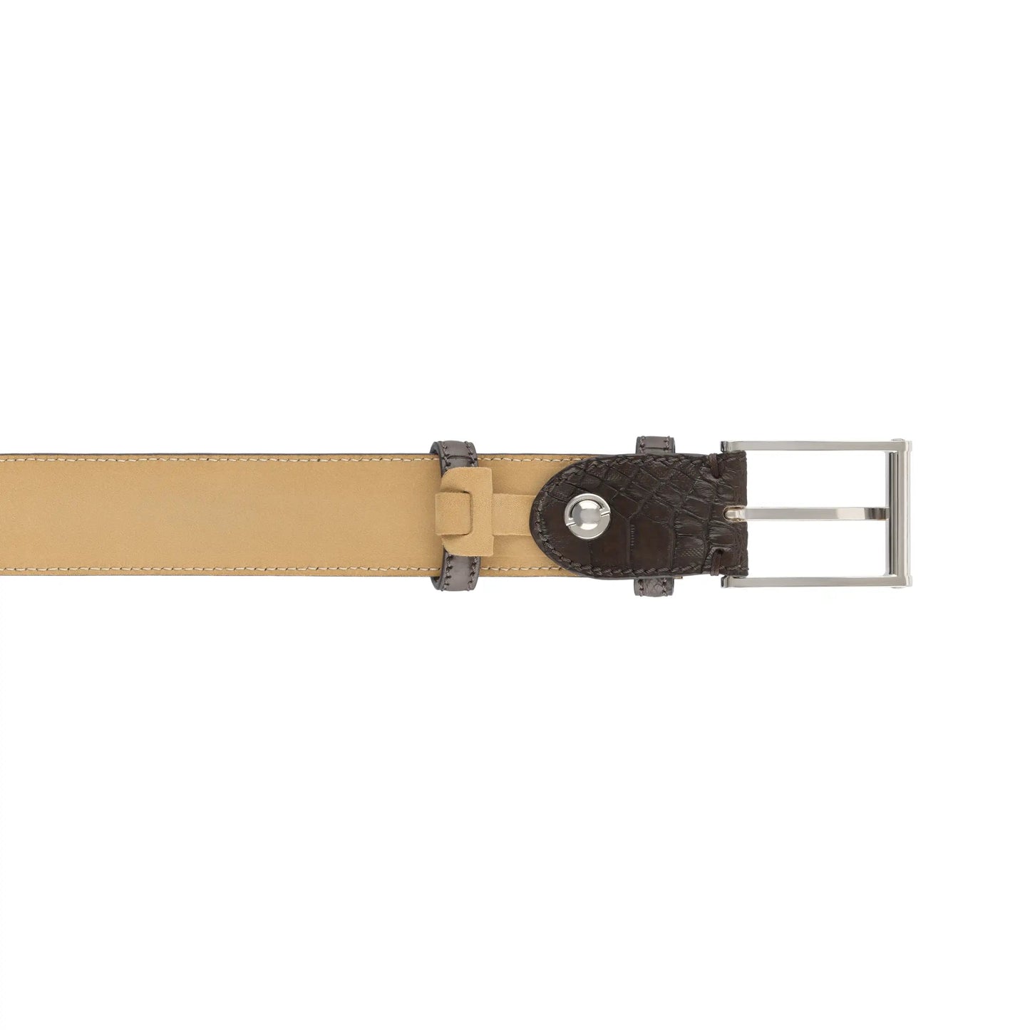 Mandelli Leather Belt in Brown - SARTALE