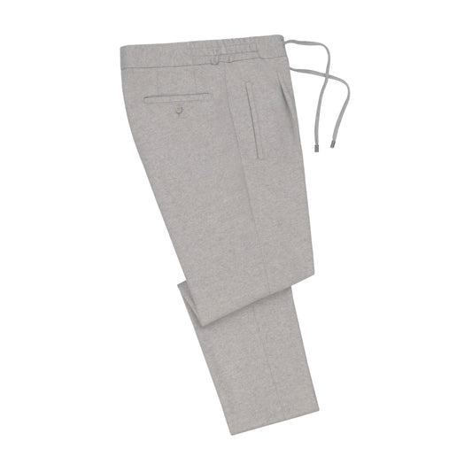 Mandelli Wool Sweatpants in Grey - SARTALE