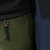 Marco Pescarolo Slim - Fit Velvet Cotton and Cashmere - Blend Trousers in Green - SARTALE