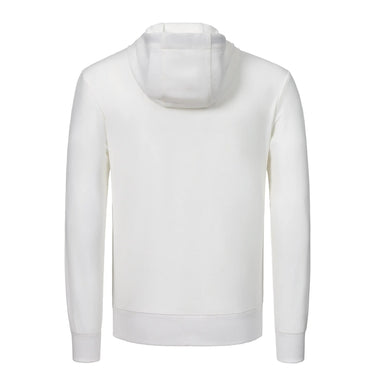 Marco Pescarolo Zip - Up White Hoodie - SARTALE