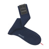 Ribbed Cashmere and Silk-Blend Socks in Royal Blue