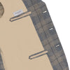 Orazio Luciano Linen - Wool Plaid Jacket in Blue and Brown - SARTALE