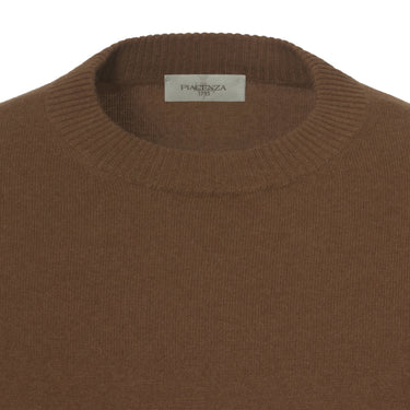 Piacenza Cashmere Cashmere Crew - Neck Pullover in Somali Brown - SARTALE