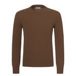 Piacenza Cashmere Cashmere Crew - Neck Pullover in Somali Brown - SARTALE