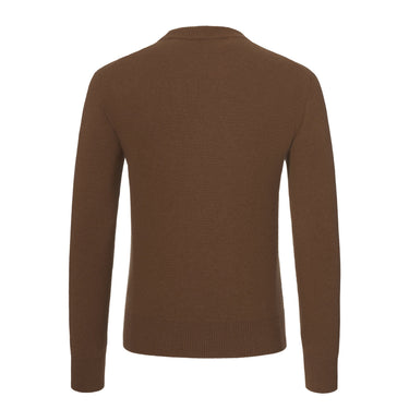 Piacenza Cashmere Cashmere Crew - Neck Pullover in Somali Brown - SARTALE