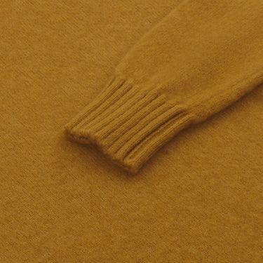 Piacenza Cashmere Cashmere Turtleneck Sweater in Mustard Yellow - SARTALE