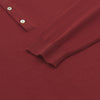 Piacenza Cashmere Virgin Wool Polo Shirt in Red Rusty - SARTALE