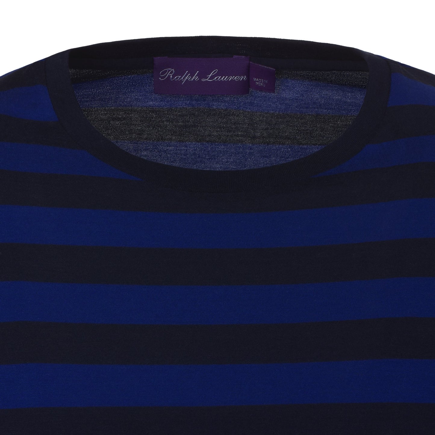 Ralph Lauren Slim - Fit Striped Cotton - Jersey T - Shirt in Navy Blue - SARTALE