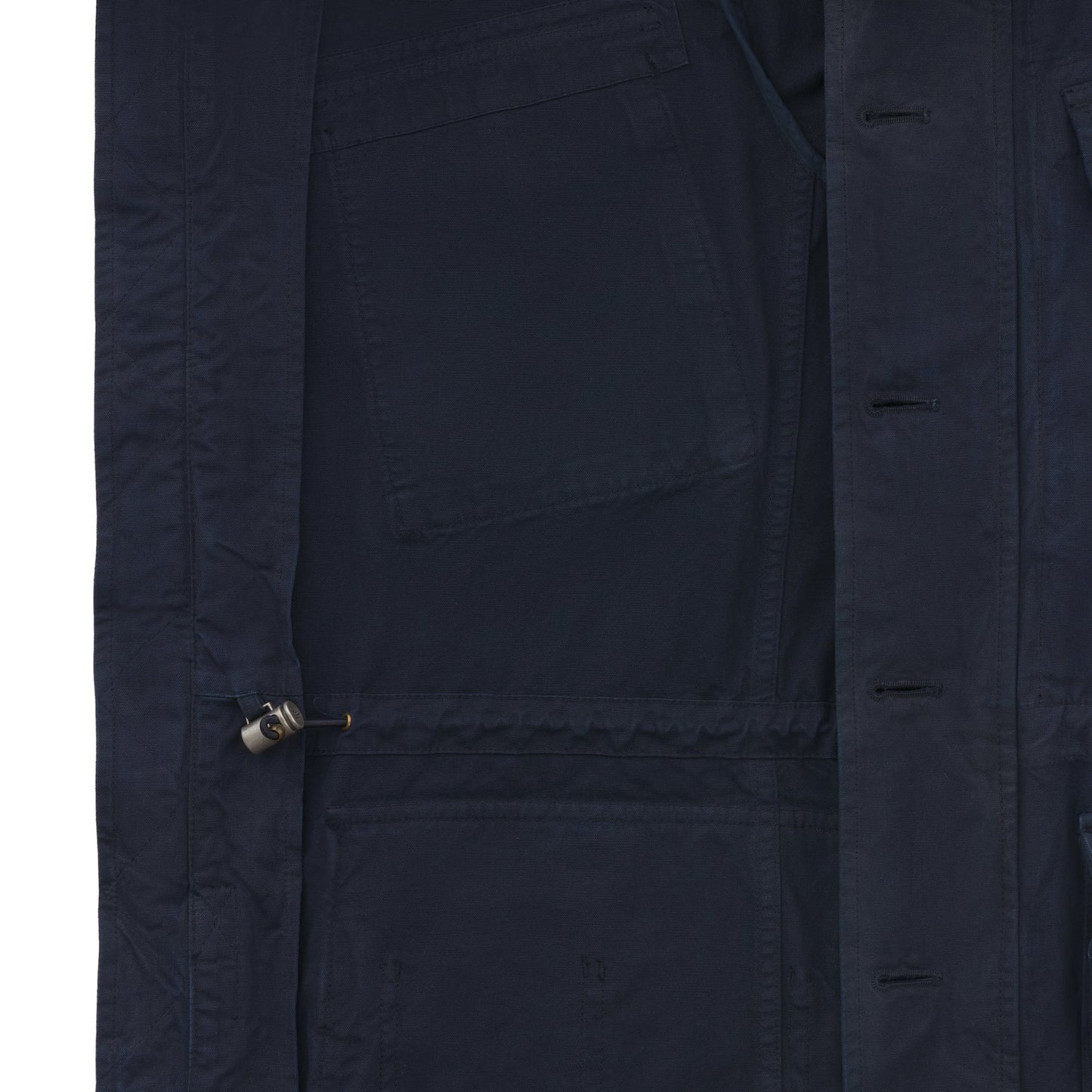 Ralph Lauren Unlined Cotton Canvas 4 Pocket Military Jacket in Navy Blue - SARTALE