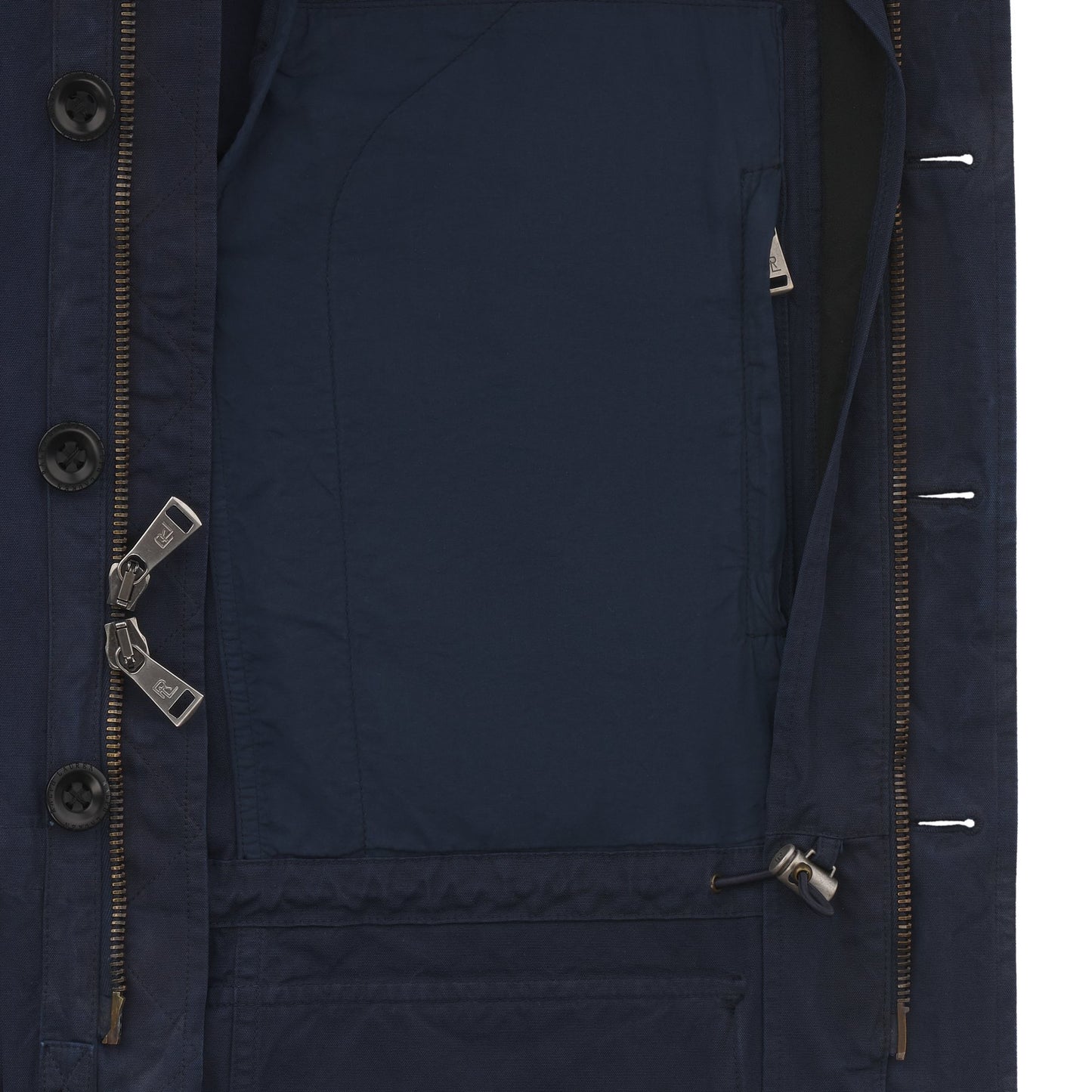 Ralph Lauren Unlined Cotton Canvas 4 Pocket Military Jacket in Navy Blue - SARTALE