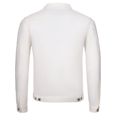Richard J. Brown Cotton - Blend Denim Jacket in White - SARTALE
