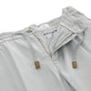 Richard J. Brown Cotton - Silk Blend Trousers in Greyish Blue - SARTALE